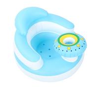 Inflatable Baby Floor, Portable Baby Chairs with Cute Pattern and Soft Protection, InfantBuilt in Air Pump for Home Travel, Leakproof PVC Summer Toddler Beach Chair