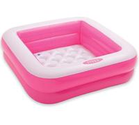 Inflatable Baby Pool Intex Play Box Pool Lightweight Pool, 86 X 88 X 25Cm (Pink)