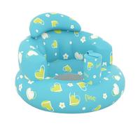 Inflatable Baby Seat - Baby Floor Seats | Baby Shower Chair for Sitting Up | Toddler Support Seat Built in Air Pump for Sitting up Back Support Sofa Inflatable Babies Sofa Blow up Seat