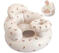 Inflatable Baby Seat for Baby 6-36 Months, Waterproof Inflatable Chair with Tray, Blow up Chair with Air Pumps, Sofa for Sitting Up, Shower, Gifts