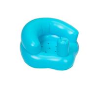Inflatable Baby Seat, Inflatable Baby Chair for Babies 3 Months and Up, Summer Blow Up Chair with Built in Air, Infant Floor Seats for Learning to Sit, Palying, Camping, Bear Head (Blue, One Size)