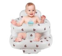 Inflatable Baby Seat Lightweight Inflatable Baby Chair Breathable Inflatable Baby Sofa Portable Blow Up Infant Chair Foldable Baby Inflatable Seat