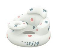 Inflatable Baby Support Seat with Built-in Air Pump - Portable Infant Chair with Removable Tray for Sitting Up, Playtime & Baby Showers (3-36 Months)