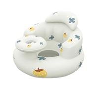 Inflatable Baby Support Seat with Built-in Air Pump - Portable Infant Chair with Removable Tray for Sitting Up, Playtime & Baby Showers (3-36 Months)