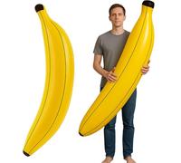 Inflatable Banana 162cm - Giant Blow-Up Yellow Banana Prop for Parties, Pool, Hen Do, Fancy Dress, Jungle Theme, Photo Booth, Summer Events & Fun Décor Accessory (2)