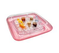 Inflatable Bar Floating Large Portable Square Tray with Drain Plug