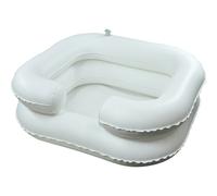 Inflatable Bath Basin - Portable Hair Washing Basin - Drainage Hole Neck Recess