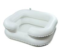 Inflatable Bath Basin - Portable Hair Washing Basin - Drainage Hole Neck Recess