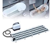 Inflatable Bath Mat with Adjustable Wave Massage for Muscle Relief and Spa Relaxation