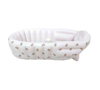Inflatable Bathtub Baby, Portable Bath Pool, Foldable Baby Seat Tub, Soft with Backrest and Drain Plug, Multipurpose Water Fun, 35 Inches for Sink Shower Outdoor Summer Swimming Water Play