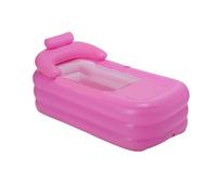 Inflatable Bathtub for Foldable Inflatable Bathtub Travel Blue Bath Tub for Adults Large Spa 160 x 82 75 Cm(Pink 1)