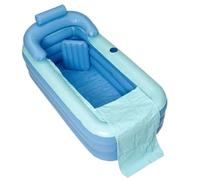 Inflatable Bathtub - Portable PVC Blast Spa, Inflatable Bathtub With Seat Mat, Folding | Bathroom Accessory For Women Girls Teens Boys Girl Woman F