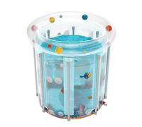 Inflatable Bathtub - Transparent Thick PVC Inflatable Bathtub | Adjustable Family Bathroom Bathtub for Adults, Portable Hot Bath and Ice Bath Tub