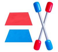 Inflatable Battle Duel Sticks,Kids Adult Inflatable Gladiator Game Set role playing accessorie Lawn fighting expulsion sticks Party Toy Parent-child interactive playing games for Kids aged 5 Years+