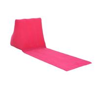 Inflatable Beach Mat Lounge Chair Portable Flocking Camping Leisure Lounger Back Pillow Reclining Lounger Leisure Foldable Waterproof Flocking Back-Rest for Lawn Outdoors Camping Picnic Travel