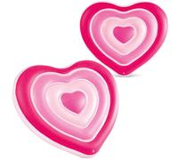 Inflatable beach mattress Heart 155 x 135 cm INTEX 58727