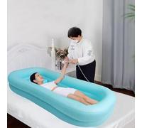 Inflatable Bedside Shower Bath Aid, Air Cushion Support for Elderly and Disabled, Enhancing Comfort and Safety in Bed