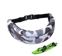 Inflatable Belt Kit - Manual Inflatable Abdominal Belt - Reusable Safety Accessory for Kayak Boat Surf Stand Up Paddle Sailing Swimming Snorkeling Water Activities