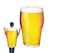 Inflatable Beverage Mascot Suit - Comical Novelty Attire, Performance Prop Use, Lightweight Fit | Seasonal Gatherings Festival Entertainment Use, Live Performance Visual Social Media Appearances