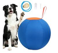 Inflatable Big Ball, Herding Ball, Giant Dog Exercise, Large Blue Play Sphere, Heavy-Duty PVC with Anti-Burst Build, Interactive Puppy Toy with, Herding Toy for Backyard Park