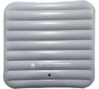 4 Person Square Inflatable Spa Cover 110 x 110cm for Hot Tubs up to 118cm - Energy Saving Hot Tub Lid with Foldable Protective Rain Overflow Cover, Insulated Thermal Square Bladder