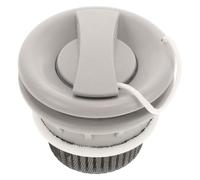 Inflatable Boat Air Valve Adapter, Multi Hole Safety Valve for Kayaks | Plastic Spring Pressed Inlet, Bottom Screen and Cap Tether, for Rafts, Drifting and Hiking Use