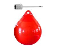 Inflatable Boat Bumper, Sailing Ball, 9.84x11.8 Inches Floating Gear with Resistant Build, Sturdy Marine Accessory, Modern Style Coast Equipment, Water Safety Tool for Boating Sea Beach Lake Camping