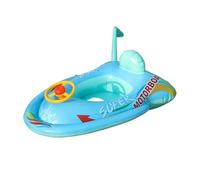 Inflatable Boat Kids - 110cm Fun Ring, Cute Swim Float, Thickened Water Toy, Creative Pattern Raft | Durable Outdoor Summer Party Games For Lake Beach River Dock Surfing Activities Boys Girls