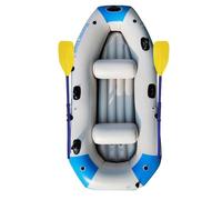 Inflatable Boat, Outdoor Swimming Boat, Water Raft Inflation, Drift Boat with Hand Pump Paddle, Lightweight Touring Kayak with Seat Cushion Rope, Compact Travel Boat for Surfing Lake Adventures