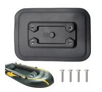 Inflatable Boat Rod Holder, Kayak Fishing Rod Accessories, Multifunctional Mount, Inflating Base, Secure Fishing Pole Storage, for Boats, 10 x 6 inches, Black, 1 Pack