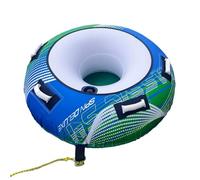 Inflatable Boat Tube - Durable Fabric Construction, Triangle Water Raft, 2 Person Float, Safety Handle Handles, Great Wear Resistance Tube | Portable Pool Lake Rafing Watersports Travel