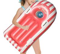 Inflatable Body Board | Portable Kids Surfboard with Handles - Swimming Training Equipment for Summer Outdoor Play Water Sport Party Dive Skate Snorkel Rescue