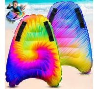 Inflatable Body Boards with Handles, Surf Mat for Swimming, Portable Floating Surf Mat for Beach, Bodyboard for Swimming for Pool, 61 cm X 74 cm, Summer Water Toy for Kids, Teens and Adults