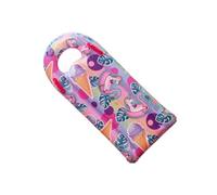 Inflatable Bodyboard with Handles, 55x110cm Inflatable Bodyboard Inflatable Swimming Board Portable Surfboard Pool Float for Water Slide, Mat Beach Surfing Swimming Summer Water Fun (pink)