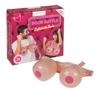 Inflatable Boob Battles Party Game | Jousting with Jumbo Jugs | Includes Two Sets | Comes in Gift Box