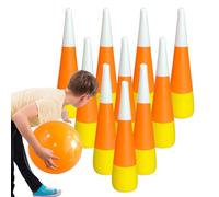 Inflatable Bowling - Outdoor Bowlings Set, Soft Play Sports Toy, Children Training Game With Safe Pins | Coordination Learning Activity for todlers Kids Group Events Holiday Celebration Party