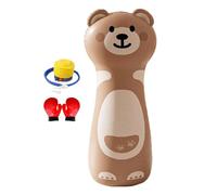 Inflatable Boxing Bag - 120cm Training Punching Bags | PVC Kids Punching Bag Toy And Teens, Bounce-Back Set With Gloves And Pump, Stable Base For Boys Girls Fitness Active Play