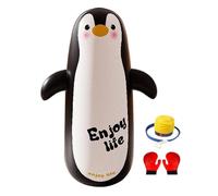 Inflatable Boxing Bag 47 Inch - Boxing Training Set with Gloves and Pump for Fun Exercises and Active Play, Design for Safe Practice
