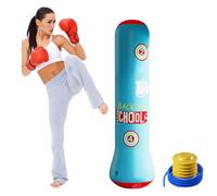 Inflatable Boxing Bag for Kids Bounce Back Boxing Bag Boxing Toys Boxing Backing Boxing Inflatable Boxing with Pump Inflatable Boxing Bag Lightweight Boxing Training Bags Interactive
