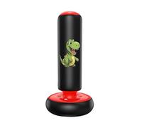 Inflatable Boxing Bag, Kids Martial Arts Training Stand, Strike Practice Equipment With Stable Base And Safe PVC Build, Fitness Exercise Toy For Teens Boys Girls Sport Activity Use