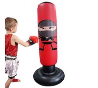 Inflatable Boxing Bag - Tall 65in Kids Punch Bag, Soft, Children’s Kickboxing Bags, Safe Rebound Stand Martial Arts Practice, Cardio Play, Youth Exercise | Perfect for Home Gym, Bedroom