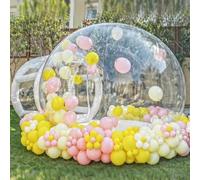 Inflatable Bubble House Dome, 5m/16ft Double Layer PVC Tent for Kids with Air Pump, Ideal for Indoor and Outdoor Play