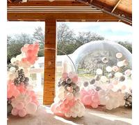 Inflatable Bubble House, Inflatable Clear House, Inflatable Bubbles Clear Glass Dome Tent/Advertisement Event Exhibition Camping With Blower(500cm)