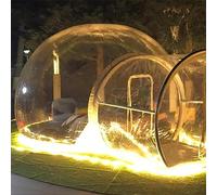 Inflatable Bubble House, Inflatable Clear House, Outdoor Camping Inflatable Bubble Tent/Large DIY House/Family Backyard Camping Hut/Bubble Transparent Fun House(500cm)