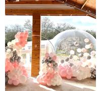 Inflatable Bubble House, Inflatable Transparent Bubble Tent with Blower for Camping Stargazing 3m 4m 5m Diameter(4m)