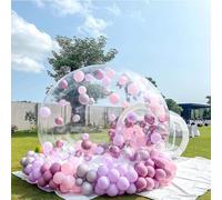 Inflatable Bubble House, Pack of 3 Inflatable Transparent Bubble Tent Multiple Sizes with Air Blower Pump(5m)