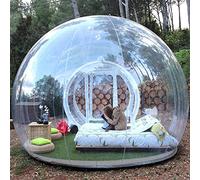 Inflatable Bubble House Tent Clear Single Tunnel Bubble House Dome Camping Hut with Blower for Indoor Outdoor Home Backyard Camping Outdoor Transparent Starry Tent Household faucets
