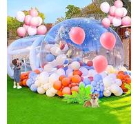 Inflatable Bubble House Tent for Kids, Clear Bubble Dome with Tunnel and 750W Air Blower, Ideal for Parties, Weddings, Birthdays, and Camping