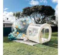 Inflatable Bubble House with Tunnel, Waterproof and Transparent, Fun Play Solution for Kids and Adults Outdoor Activities