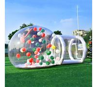 Inflatable Bubble House with Tunnel, Waterproof PVC Tent for Kids Parties and Commercial Events